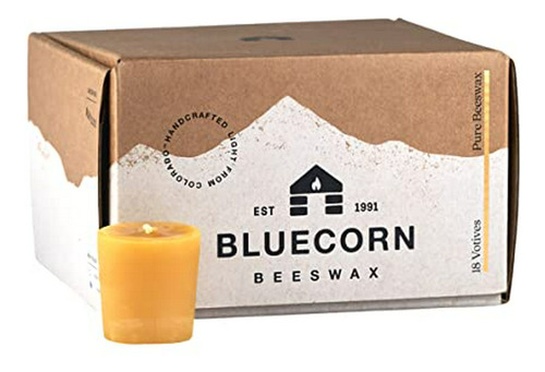 Bluecorn Cera De Abejas La Cera De Abeja 100% Pura Votives (