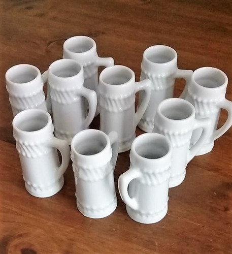 Imagem 2 de 3 de Kit 10 Canecas Chopp Submarino Porcelana