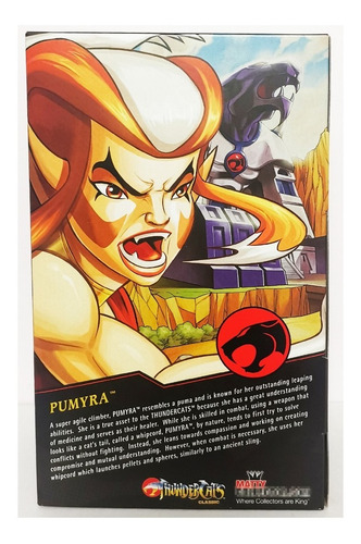 Pumyra Thundercats Matty Collector Año 2016 Original