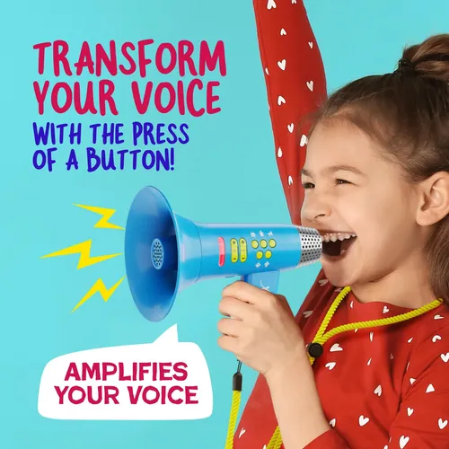 Mini Explorer Voice Changer Para Crianças - Brinquedo Divert Azul