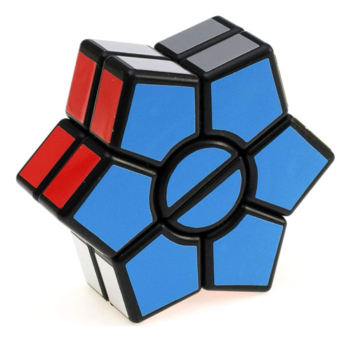 Cubo Hexagonal 2 Capas Sq Cube Creativo Mágico Rompecabezas Color De La Estructura