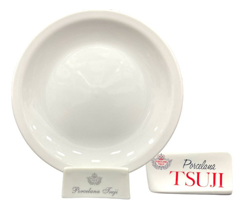 Plato Playo 25 Cm Tsuji 450 Porcelana  12 Unidades 