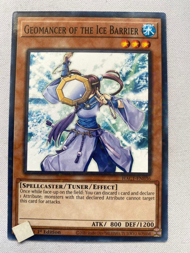 Geomancer Of The Ice Barrier Duel Terminal Comun Yugioh