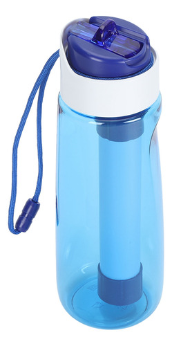 Botella De Filtro De Agua Deportiva De 750 Ml De Fibra De Ca