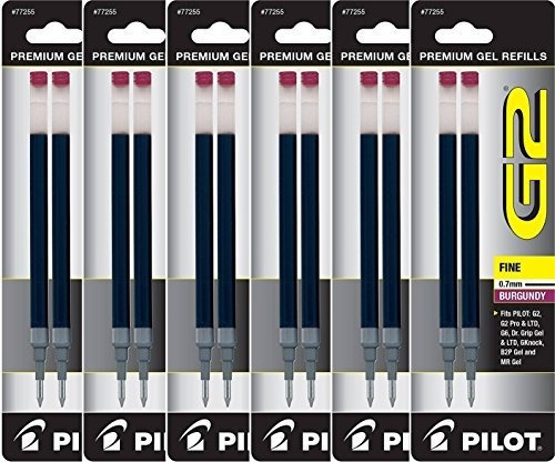 Value Pack De 6 - Pilot G2 Tinta Gel Recargas De La Pluma De