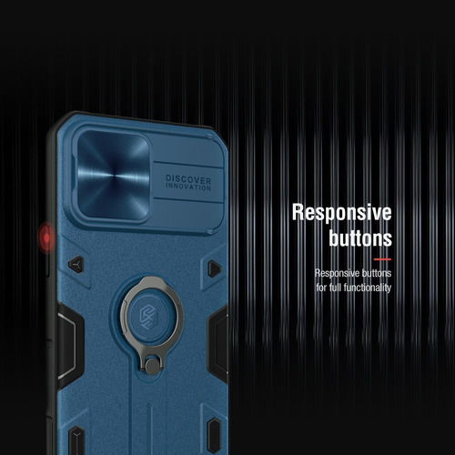 Imagen 5 de 5 de Carcasa Nillkin Camshield Armor Para iPhone 13 / Pro / Max