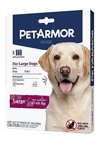 Petarmor Para Perros, Pulgas Y Tratamiento Tick Para Perros 