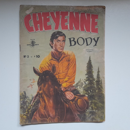 Revista Cheyenne Body Historieta Numero 3 1961 (Usado)