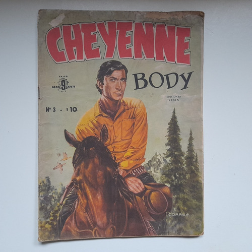  Revista Cheyenne Body Hostorieta Numero 3  1961