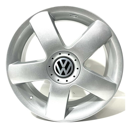 Rodas Vw Gol Saveiro Up Aro 17 6 4x100 (jogo) + Bicos Cor Prata