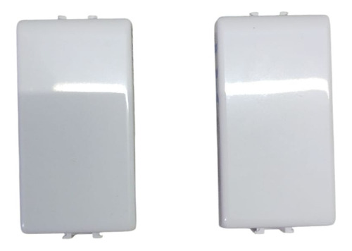 Pack-2-tapon Ciego Línea Quinziño Mx Color Blanco