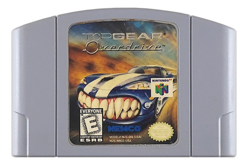 Top Gear Overdrive Nintendo 64 N64 - Original