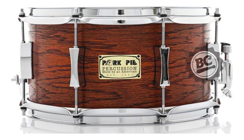 Caixa Pork Pie Walnut Oak 13x7¨ Red Stain Finish