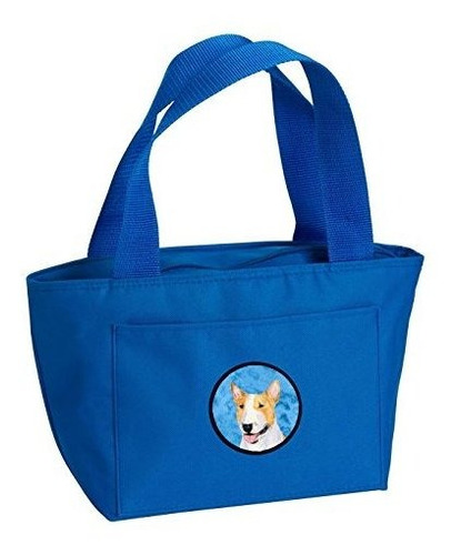 Caroline's Treasures Ss4772-bu-8808 Blue Bull Terrier Bolsa 