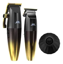 Comprar Kit cortadoras cabello profesional Jrl fresh fade clipper con trimmer y base gold