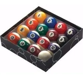 comprar Jogo Bola Faixada 54mm Sinuca+ Tecido 2mx2,25 + Bola Branca 