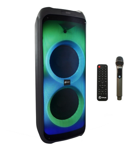 Parlante Party 100w Bluetooth Karaoke Led Rgb Xinua