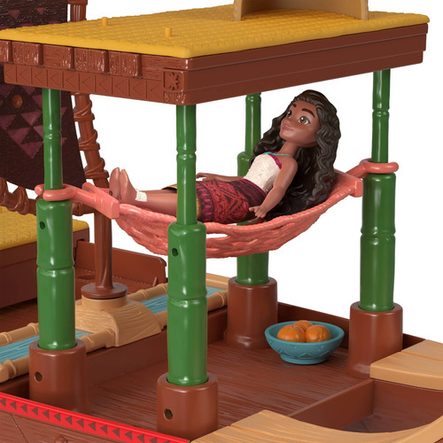 Moana 2, Playset Barco Moana Marrom-claro
