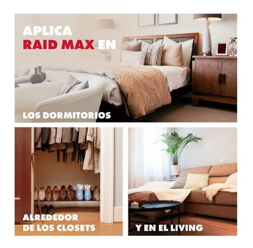 1x Raid Max Mata Arañas Sin Olor 360cc Envios A Todo Chile