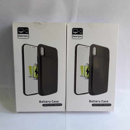 Case Batería Cargador iPhone X 6000mah 140% Extra Garantia