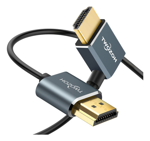 Twozoh Cable Hdmi Flexible A Hdmi En Ngulo Recto De 90 10 Pi