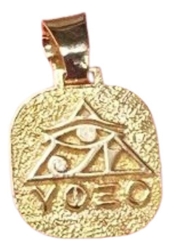 Pingente Olho De Hórus 2,5 Gramas Ouro 18k 750 Cor Amarelo
