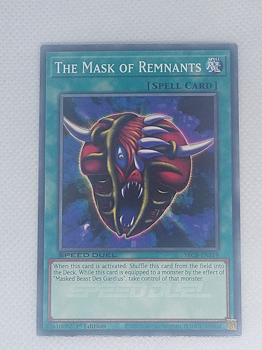 The Mask Of Remnants Comun Yugioh