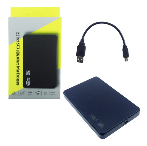 Cofre Porta Disco Duro 2.5 Hdd Y Ssd Sata Con Conexion 2.0