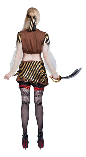 Vestido De Cosplay Con Minifalda Para Mujer, Vestido De Pira