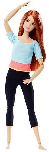 Boneca Barbie Made To Move Ruiva Com Sardas Articulada Top