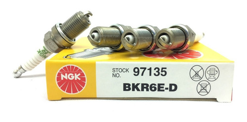 Imagem 1 de 3 de Jogo Velas Ngk Fiat Palio 1.0 Economy Fire Flex 8v 2011 2012