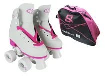 Comprar Patin Artistico Pvc Bota + Bolso Porta Patin