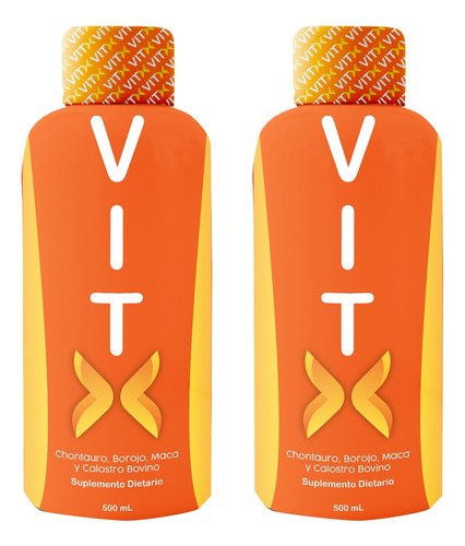 2 Und Vit X Energizante 500ml - L a $160