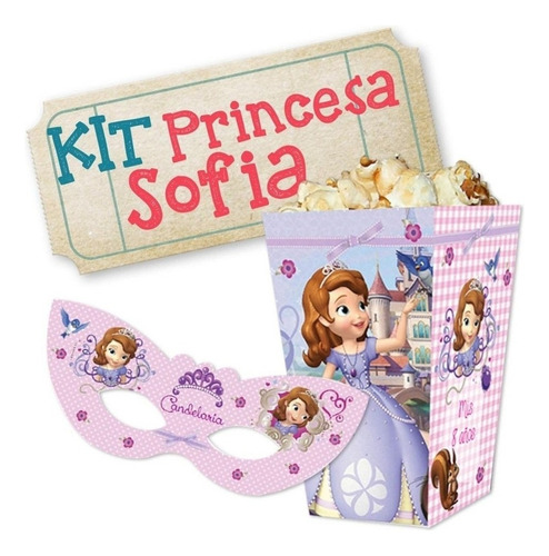 Kit Imprimible Princesa Sofía - Fiesta - Candy Bar 2x1