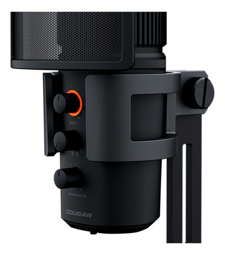 Microfono Profesional Cougar Screamer X Usb Negro Rgb