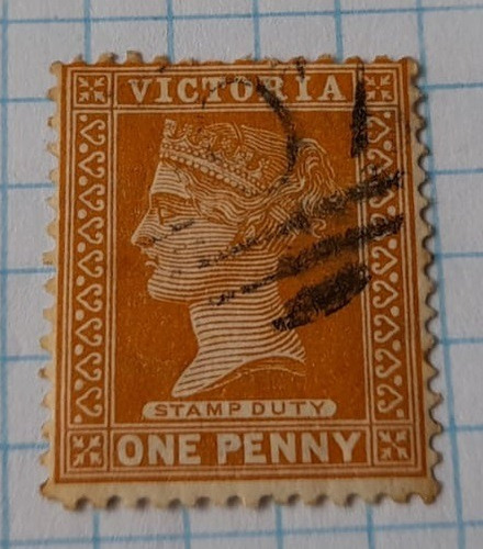 Sello Postal Australia - 1890 Victoria