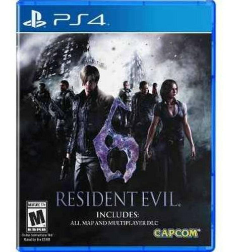 Jogo Midia Fisica Lacrado Resident Evil 6 Playstation Ps4