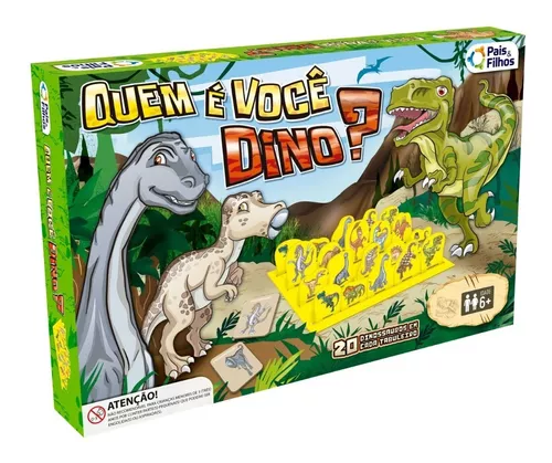 Quem É Você Dino Jogo Dinossauro Tabuleiro