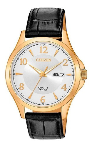 Reloj Citizen Quartz Caballero Negro Qzo Bf2003-25a - S022