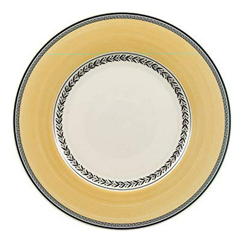 Villeroy & Boch Audun Fleur Dinner Plate, 10.5 In, White-gra