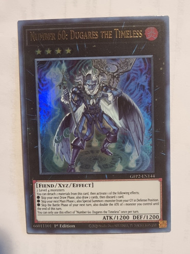 Number 60 Dugares The Timeless Ultra Raro Yugioh