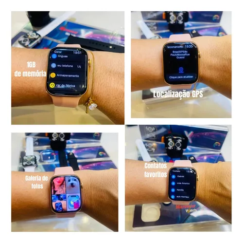 Smartwatch Watch X Serie 10 45mm Tela Amoled 1gb Chatgpt Gps