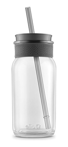 Ello Kella Bpafree Glass Sipper Con Paja 20 Oz