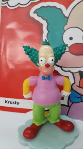 Figura -  The Simpson - Krusty El Payaso   N° 8  + Fascículo