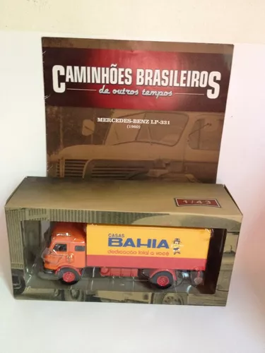 Miniatura Caminhões Brasileiros Casas Bahia Mercedes-Bens