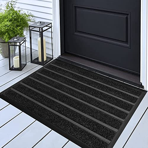 Extra Durable Door Mat  Dirt Trapping Outdoor Welcome M...