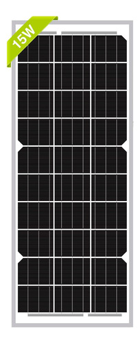 Newpowa Panel Solar Pequeno De 15 Vatios Y 12 Voltios, Modul