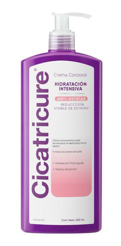 Crema Corporal Cicatricure Hidratación Intensiva Anti-estría