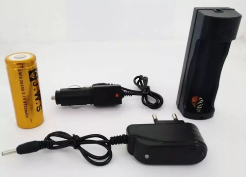 Imagem 12 de 12 de Lanterna Tatica Led Cree T9 Policial Recarregável Com Zoom