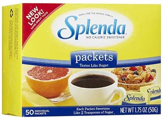 Los Paquetes Sustitutos Del Azúcar Splenda - 50 Ct